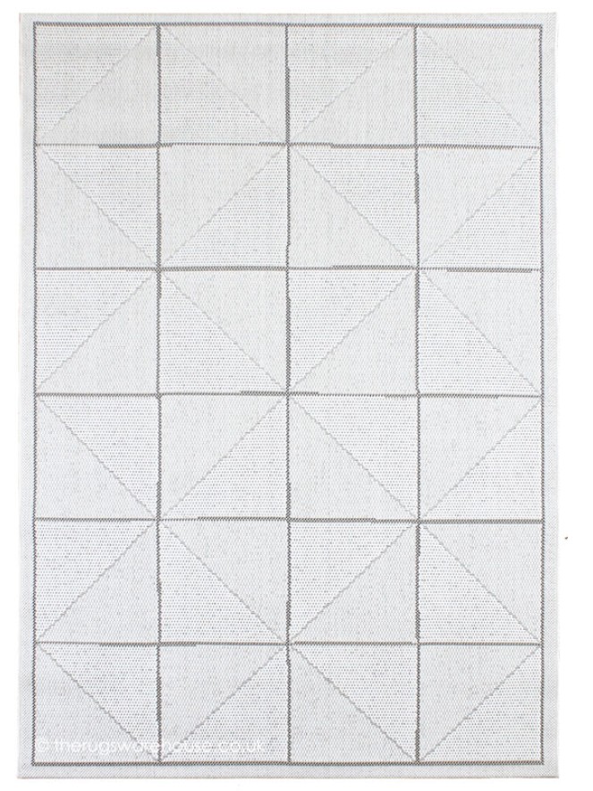 Patio Check Ivory Rug - 4