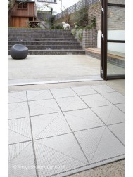 Patio Check Ivory Rug - Thumbnail - 2