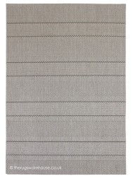 Patio Beige Stripe Rug - Thumbnail - 5