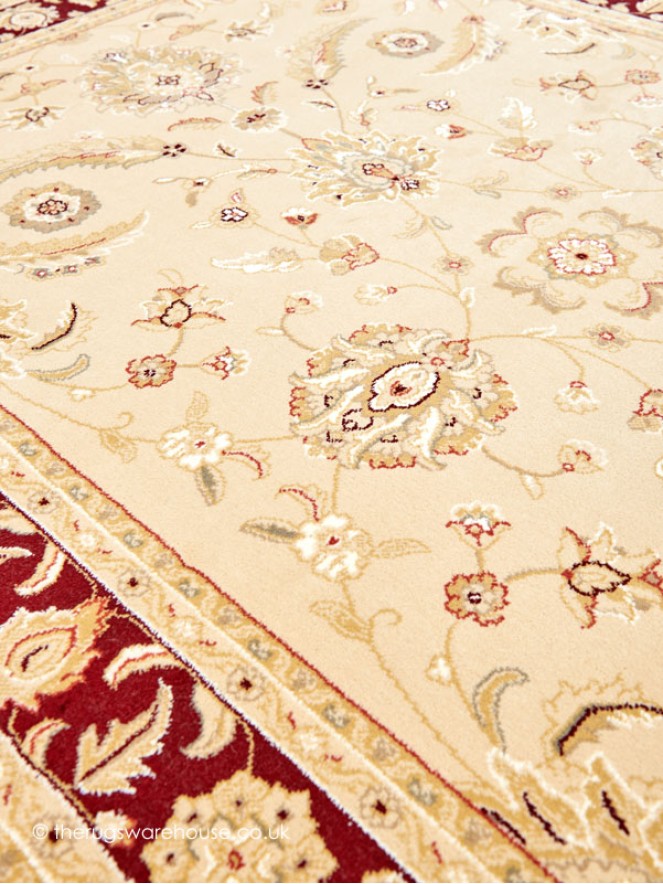 Lusaka Beige Red Rug - 6