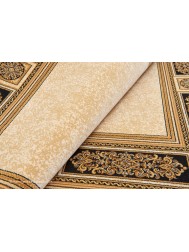 Piero Ivory Black Rug - Thumbnail - 5