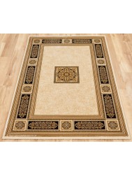 Piero Ivory Black Rug - Thumbnail - 2