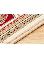 Piero Ivory Red Rug - Thumbnail - 4