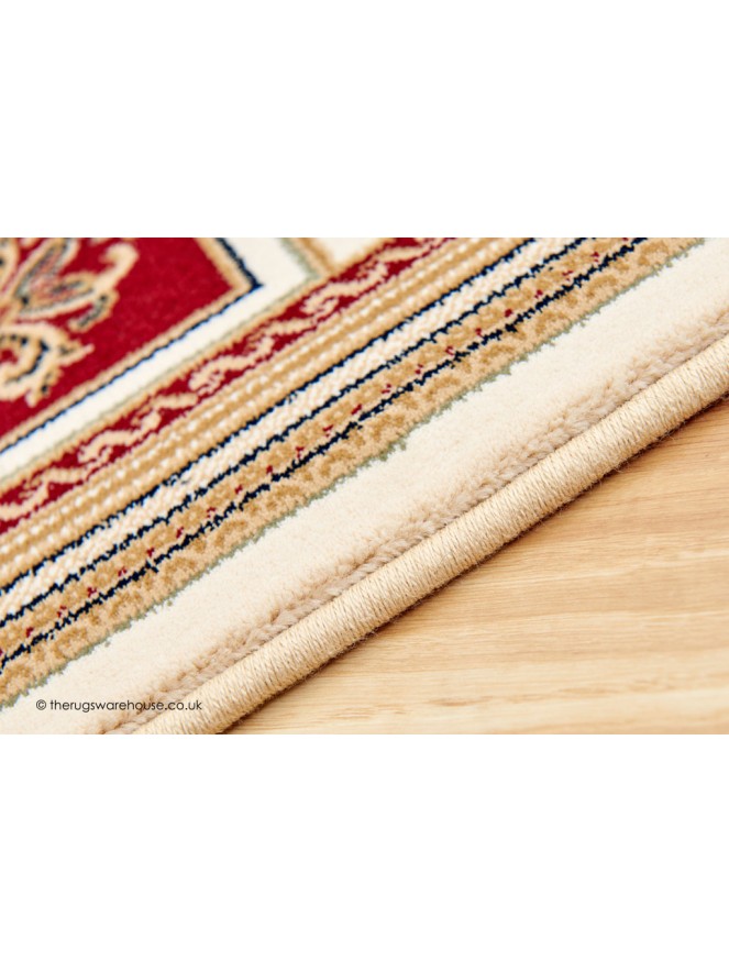 Piero Ivory Red Rug - 4