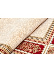 Piero Ivory Red Rug - Thumbnail - 5