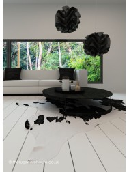 Pelle Black White Rug - Thumbnail - 2