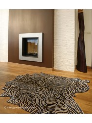 Pelle Zebra Maxi Champagne Rug - Thumbnail - 2