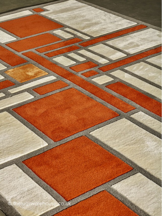 Leone Orange Rug - 5