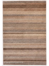 Ocean Stripes Brown Sand Rug - Thumbnail - 5