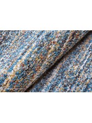 Dunya Blue Circle Rug - Thumbnail - 4