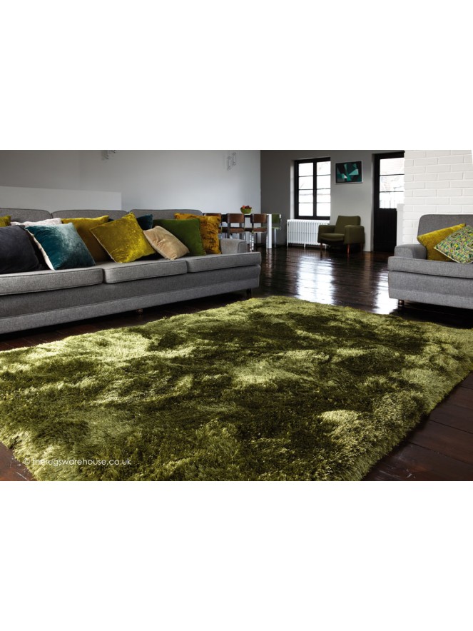 Plush Green Rug - 2