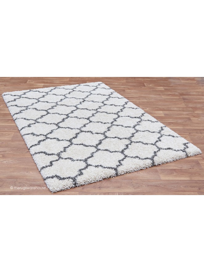 Scribe Cream Grey Rug - 8