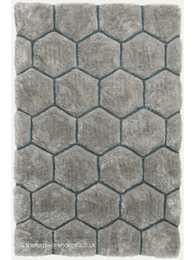 Cooper Grey Blue Rug - 4