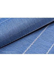 Patio Stripes Blue Rug - Thumbnail - 5