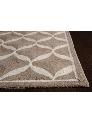 Decor Taupe White Rug - Thumbnail - 3