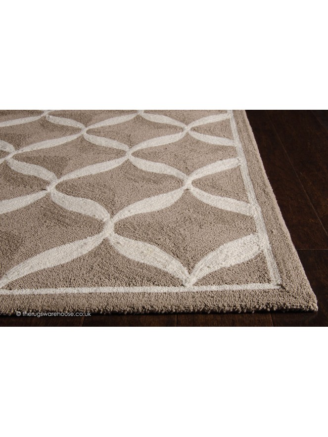 Decor Taupe White Rug - 3