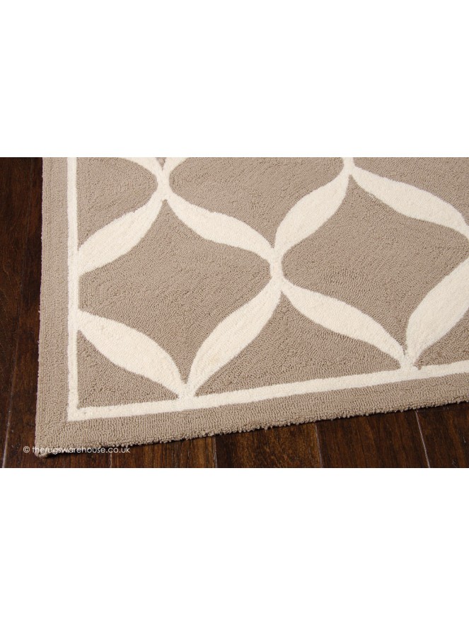 Decor Taupe White Rug - 4