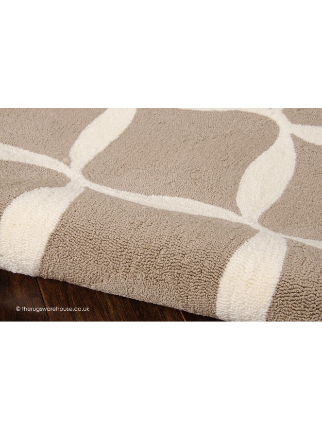 Decor Taupe White Rug - 5