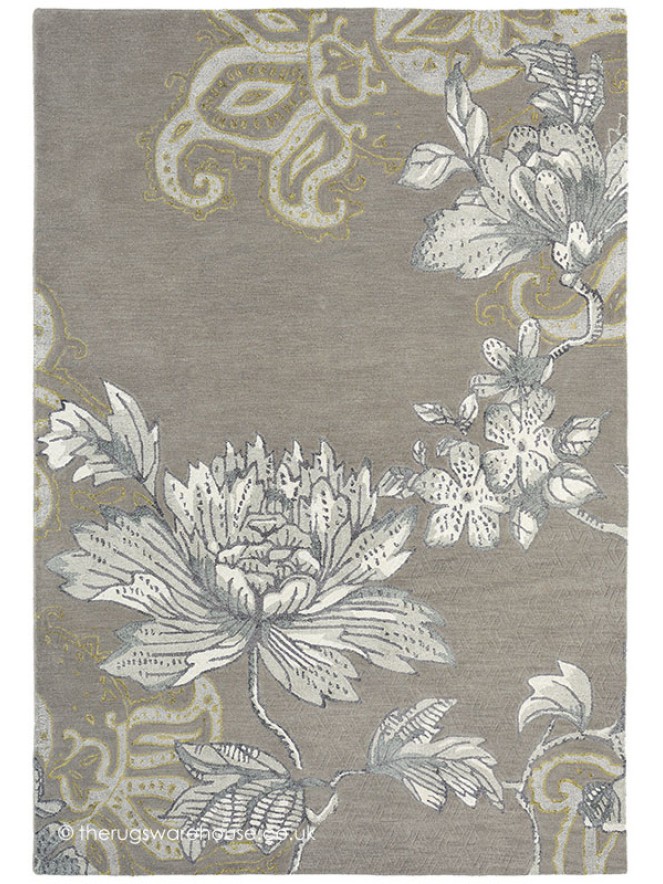 Fabled Floral Grey Rug - 3