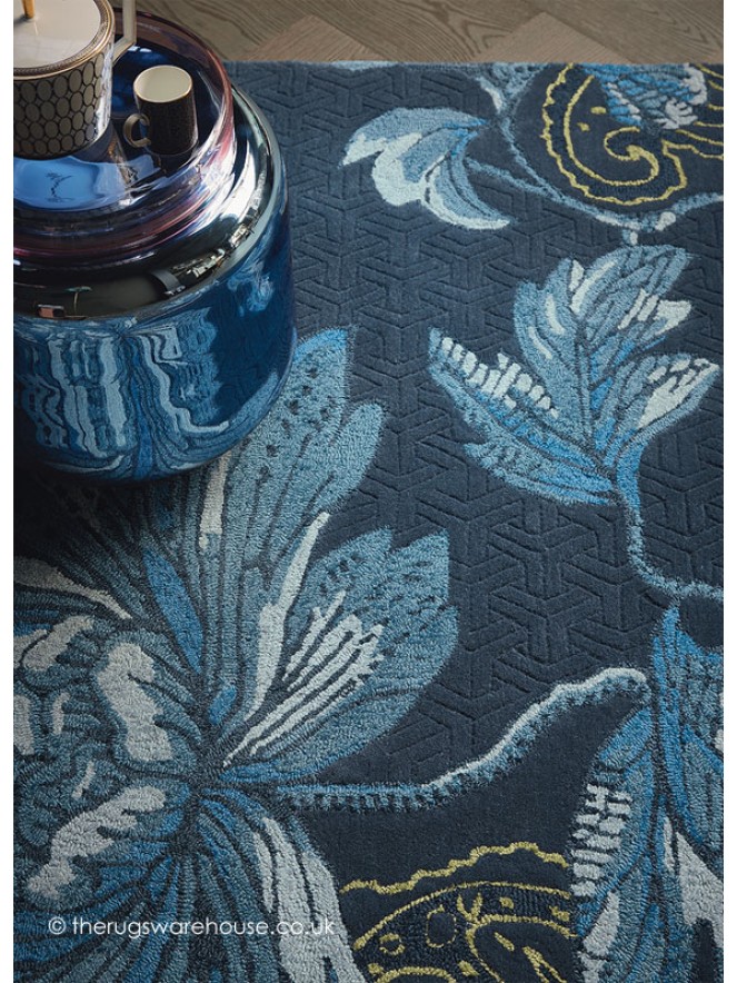 Fabled Floral Navy Rug - 3