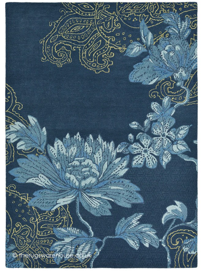 Fabled Floral Navy Rug - 4