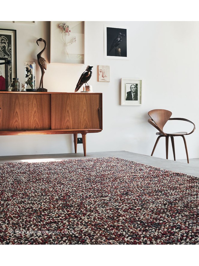 Marble Red Mix Rug - 2
