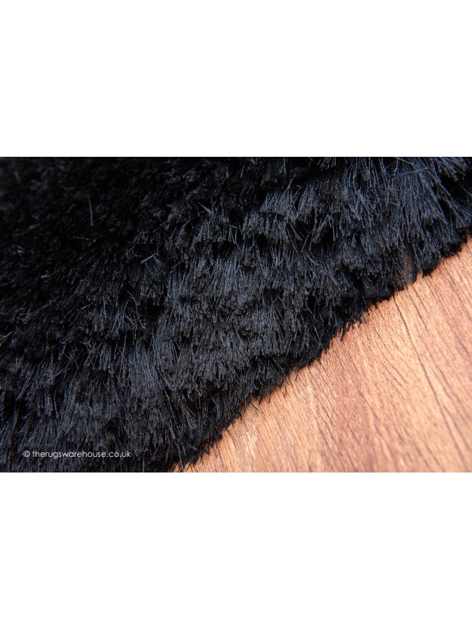 Plush Black Rug - 4