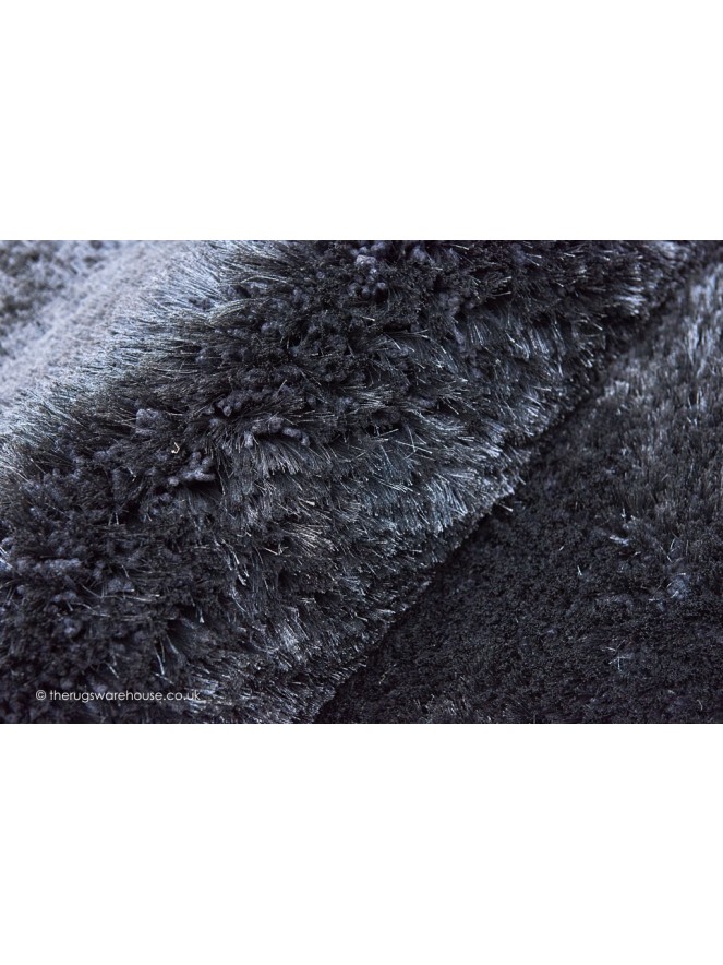 Plush Black Rug - 5