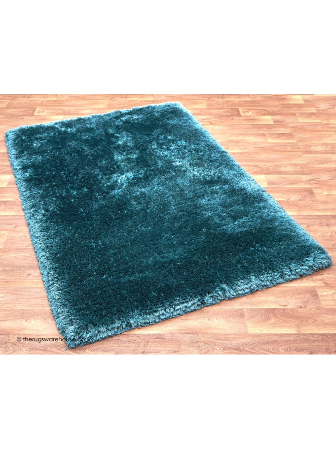 Plush Petrol Rug - 2