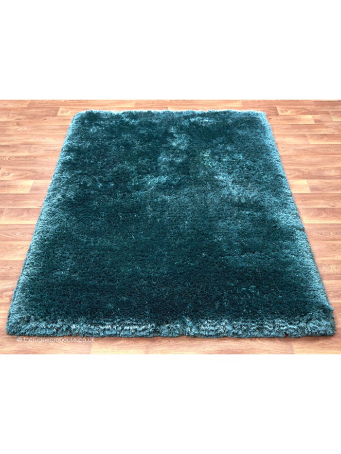 Plush Petrol Rug - 3