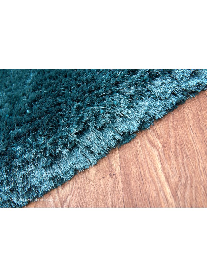 Plush Petrol Rug - 4