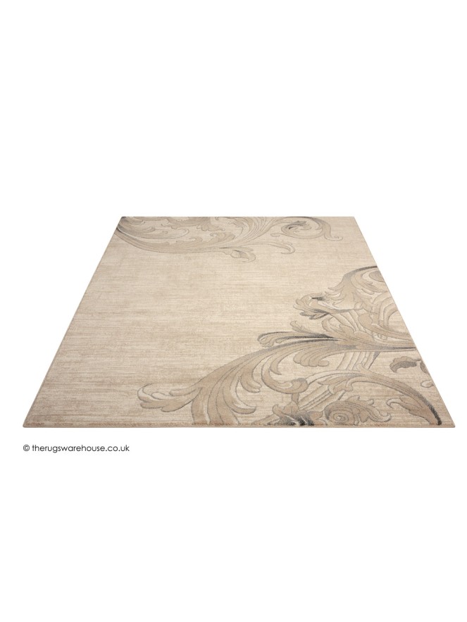 Maxell Damask Beige Rug - 7