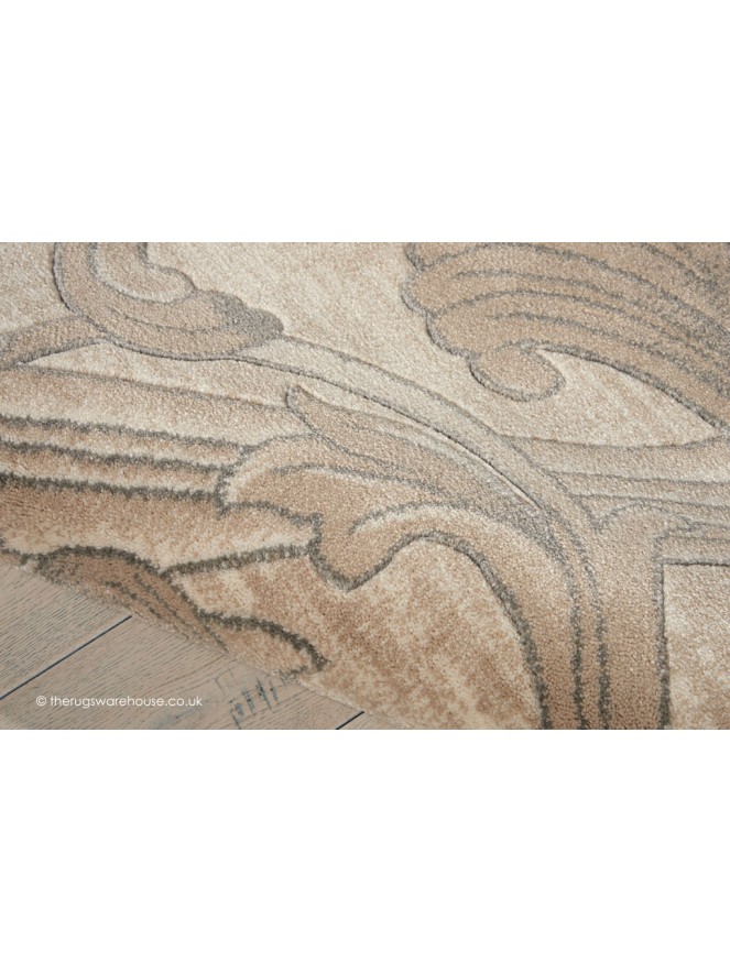 Maxell Damask Beige Rug - 6