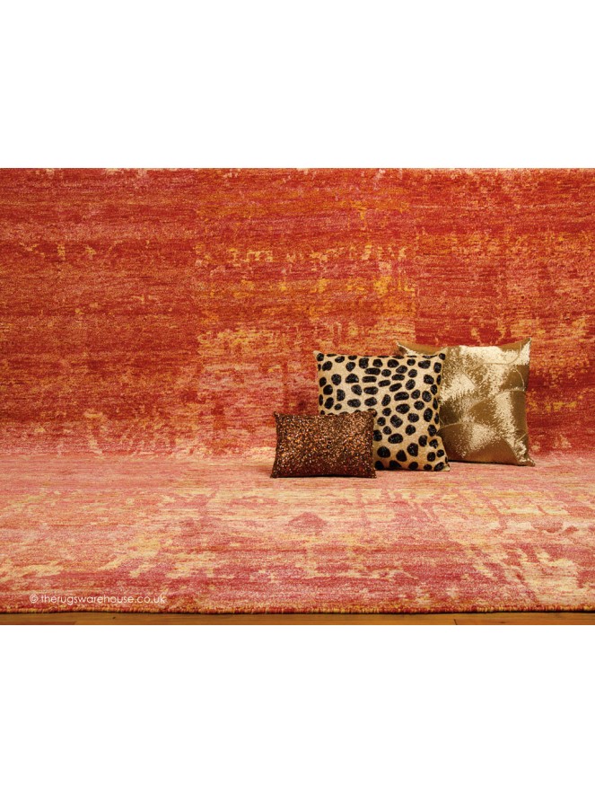 Silk Shadows Flame Rug - 2