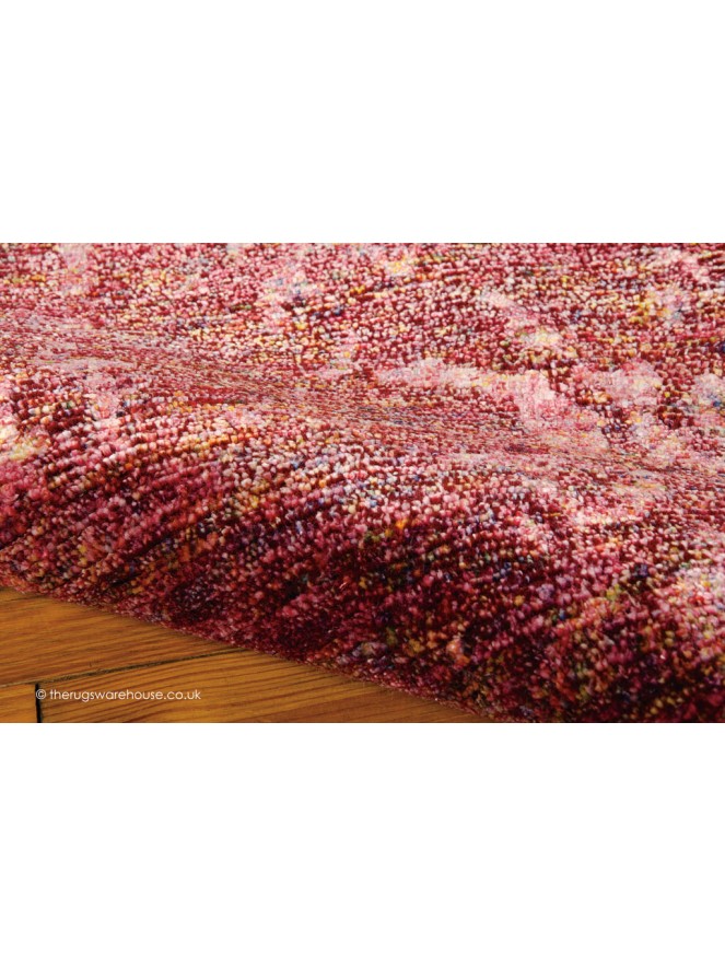 Silk Shadows Wine Rug - 5