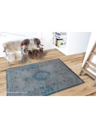 Grey Turquoise Rug - Thumbnail - 5