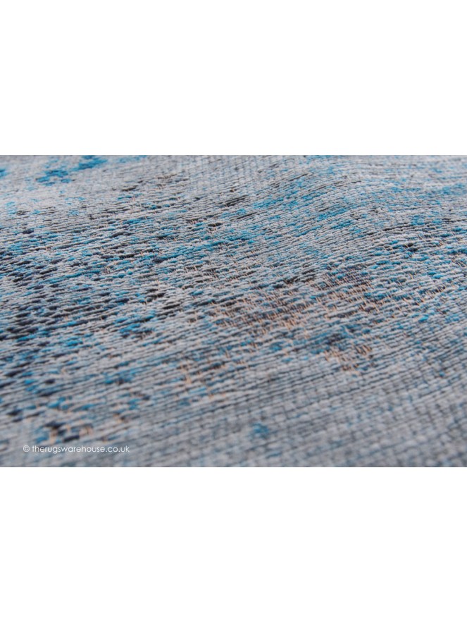 Grey Turquoise Rug - 9