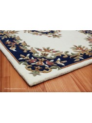 Royal Ivory Blue Rug - Thumbnail - 3