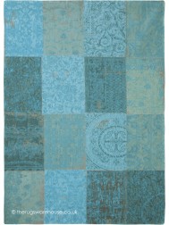 Vintage Azur Rug - Thumbnail - 5