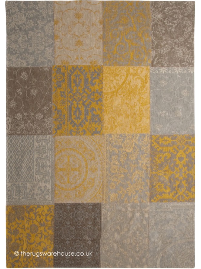 Vintage Yellow Rug - 5