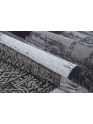 Vintage Black White Rug - Thumbnail - 5