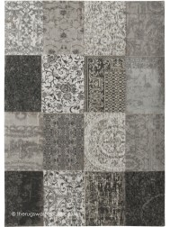 Vintage Black White Rug - Thumbnail - 12