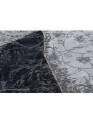 Vintage Black White Rug - Thumbnail - 7