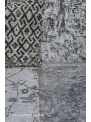 Vintage Black White Rug - Thumbnail - 8