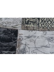 Vintage Black White Rug - Thumbnail - 9