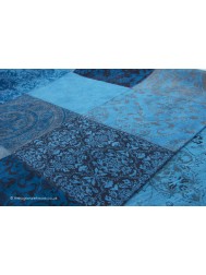 Vintage Turquoise Rug - Thumbnail - 6