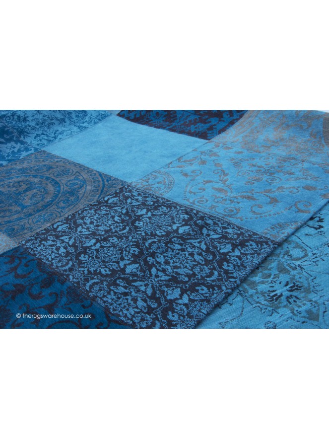 Vintage Turquoise Rug - 6