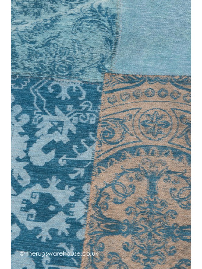 Vintage Turquoise Rug - 7