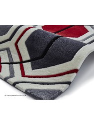 Aimo Cream Red Rug - Thumbnail - 3