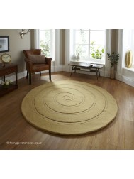 Spiral Gold Rug - Thumbnail - 2